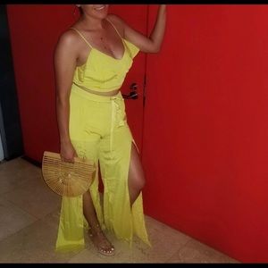 Yellow Two Piece Set